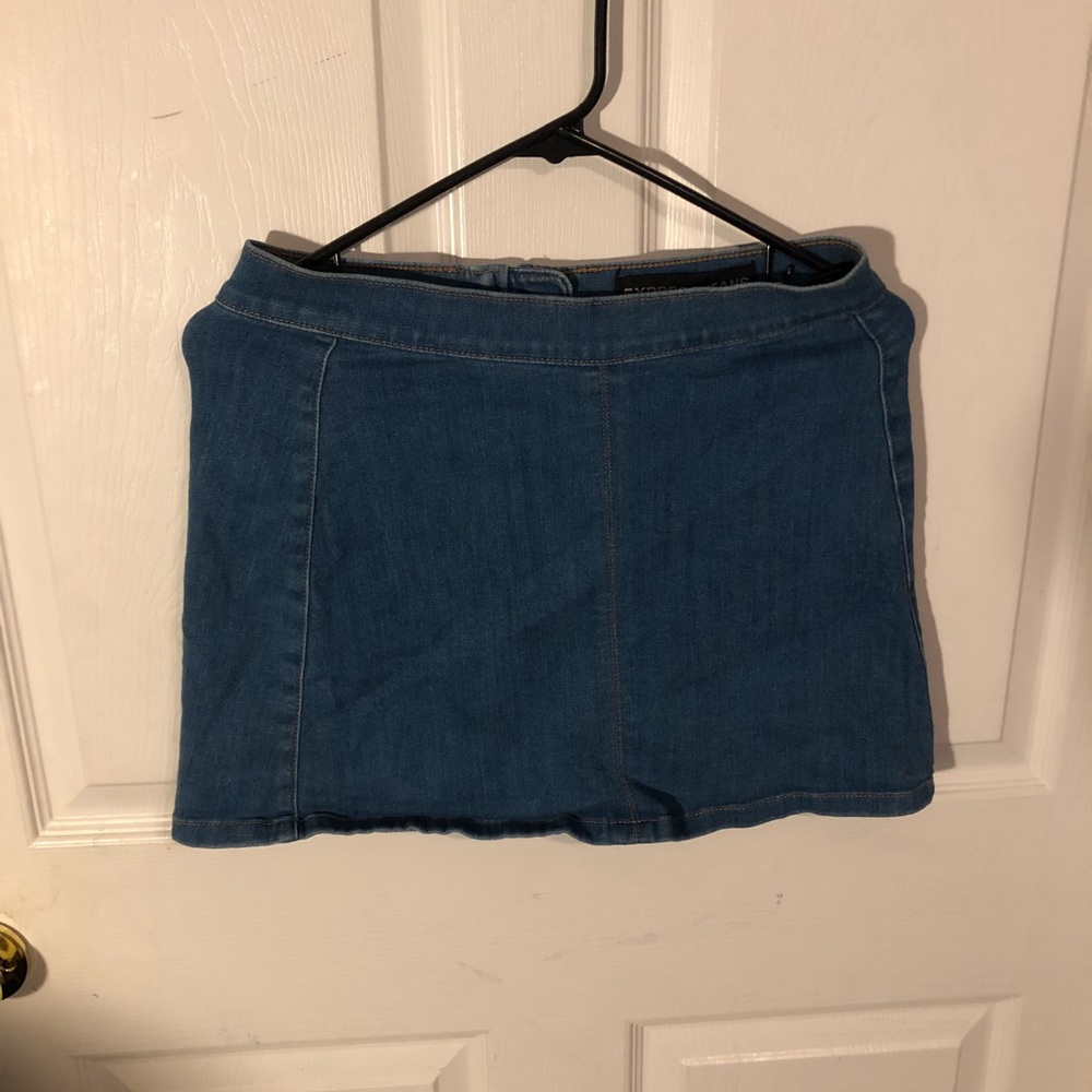 Express Jeans Mini Skirt